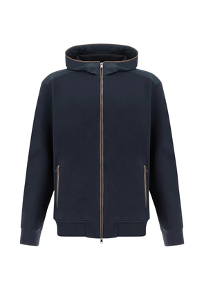 Paul & Shark X‑Soft zip‑up hoodie - Blue