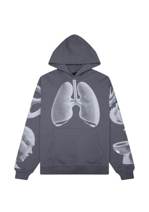 Pleasures Dysfunction graphic print hoodie - Grey