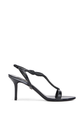 Roberto Cavalli t-strap sandals - Black