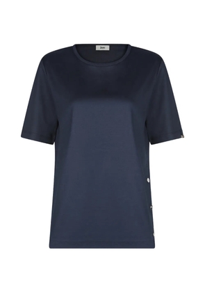 Herno button-detail T-shirt - Blue