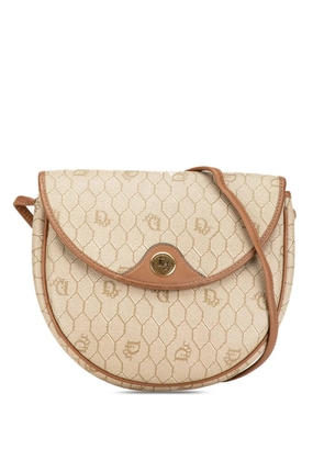 Christian Dior Pre-Owned 20th Century Honeycomb Coated Canvas crossbody bag - Brown