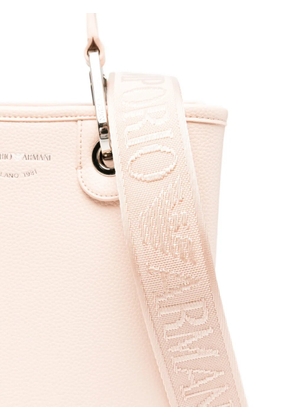 Emporio Armani logo-detail tote bag - Pink