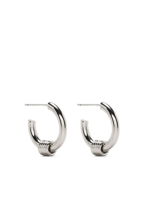Justine Clenquet Carrie small hoop earrings - Silver