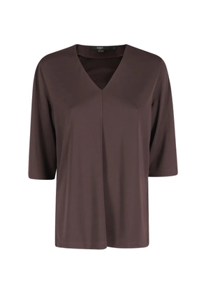 Seventy V-neck top - Brown