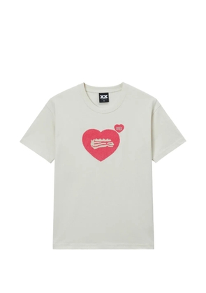 FINGERCROXX heart graphic T-shirt - White