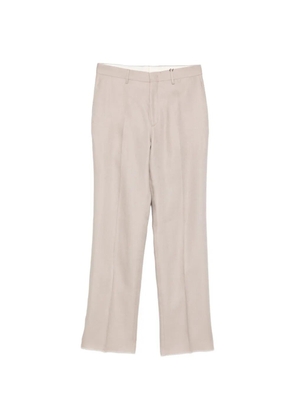 Tagliatore straight-leg linen trousers - Neutrals