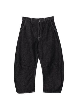 Comme des Garçons Homme contrast stitch trousers - Blue