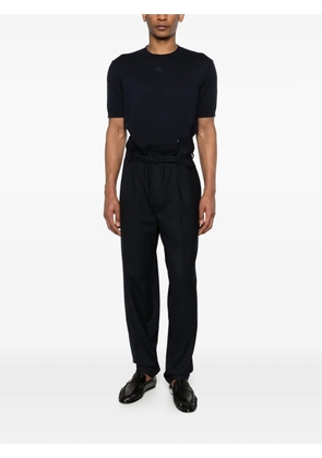 FENDI logo-detail T-shirt - Blue