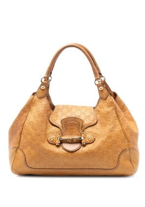 Gucci Pre-Owned 2016-2026 Guccissima New Pelham shoulder bag - Brown