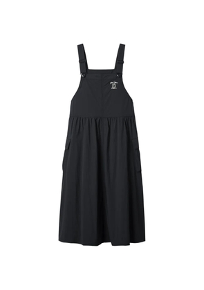 FINGERCROXX embroidered midi dress - Black