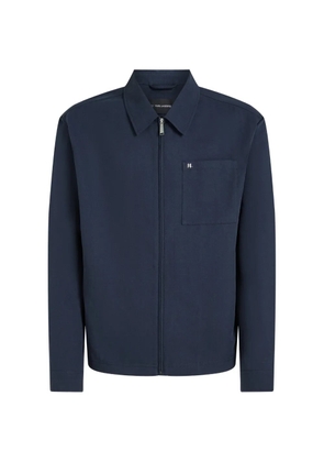 Karl Lagerfeld pocket linen jacket - Blue