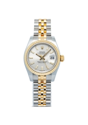 Rolex Lady Datejust fluted 26mm watch - Silver
