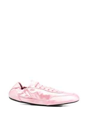 Prada Collapse ruched sneakers - Pink