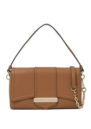 Karl Lagerfeld medium K/Nova leather crossbody bag - Brown
