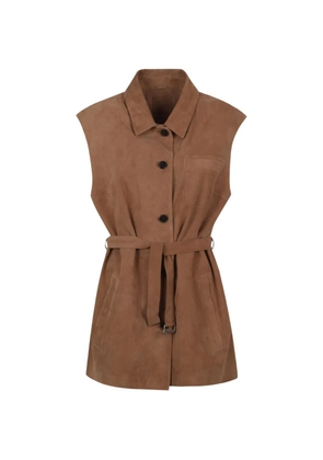 Desa 1972 button belted jacket - Brown