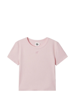 b+ab ribbed crew-neck T-shirt - Pink