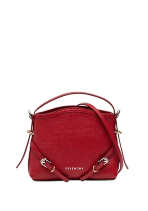 Givenchy Pre-Owned 2010-2025 Nano Leather Voyou satchel - Red