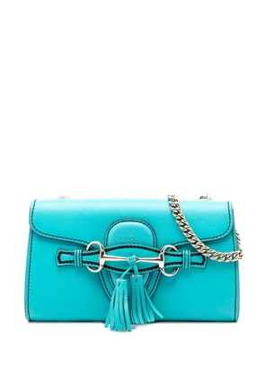 Gucci Pre-Owned 2016-2026 Small Leather Emily crossbody bag - Blue