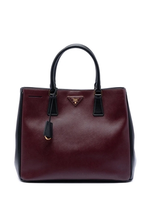 Prada Pre-Owned 2010-2026 Medium Bicolor Saffiano Lux Galleria satchel - Red