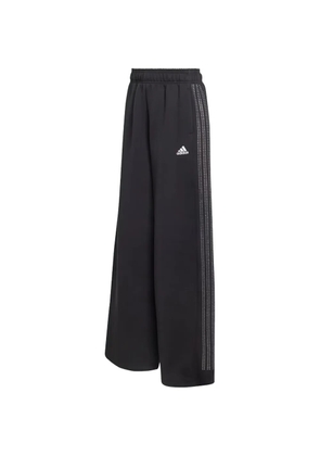 adidas side stripe track trousers - Black