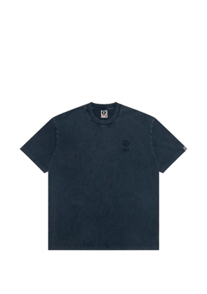 AAPE BY *A BATHING APE® embossed logo T-shirt - Blue