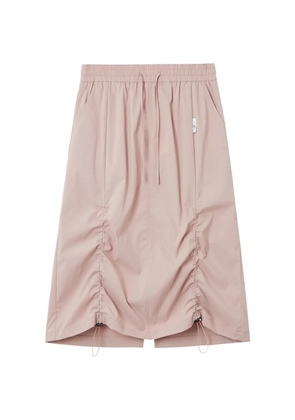 izzue drawstring ruched skirt - Pink