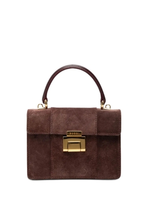 Gucci Pre-Owned 2000-2015 Suede Top Handle satchel - Brown