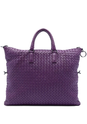 Bottega Veneta Pre-Owned 2012-2026 Medium Nappa Intrecciato Convertible Tote satchel - Purple