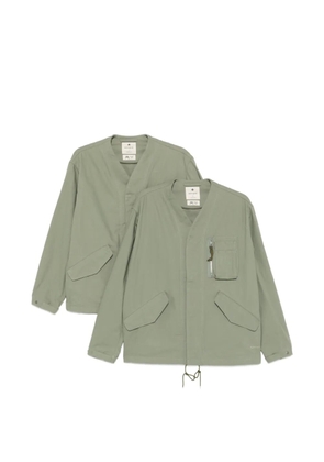 Snow Peak zip-fastening pocket jacket - Green