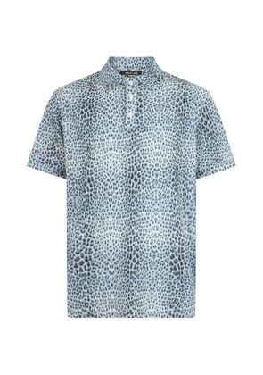 Roberto Cavalli Baby Jaguar polo shirt - Blue