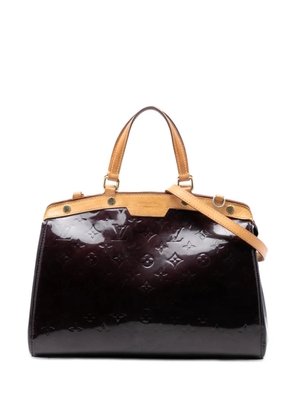 Louis Vuitton Pre-Owned 2011 Monogram Vernis Brea MM satchel - Purple
