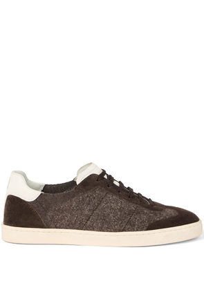 Brunello Cucinelli knitted sneakers - Brown