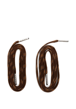 Golden Goose logo-print shoe accessories - Brown