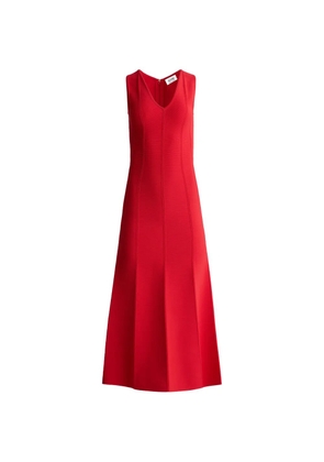 St. John knit sleeveless midi dress - Red