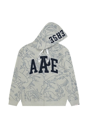 AAPE BY *A BATHING APE® zip-up hoodie - Grey