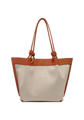 Coccinelle large Finn knot-detail tote bag - Neutrals