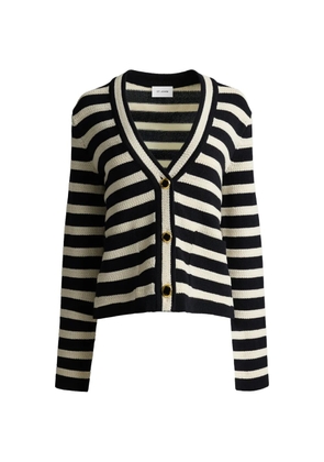 St. John stripe knit cardigan - Black