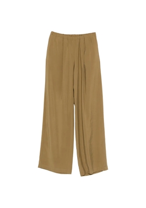 Alysi pocket elasticated palazzo pants - Brown
