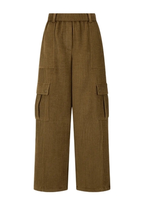TOMBOY corduroy texture trousers - Brown