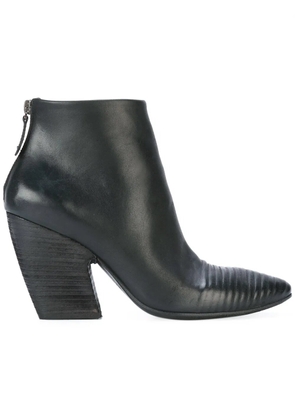 Marsèll pointed toe leather boots - Black