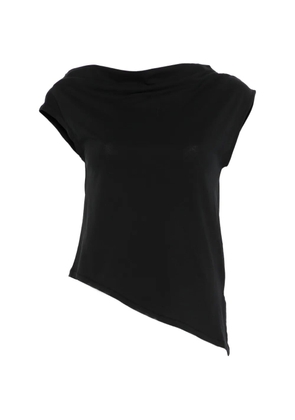 ALPHA STUDIO asymmetric top - Black