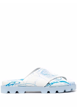 Camper Brutus abstract print sandals - Blue