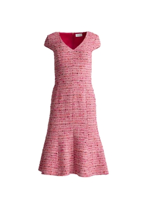 St. John Marcy cap-sleeves dress - Pink