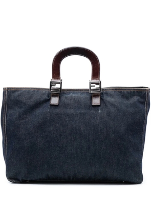 Fendi Pre-Owned 2000-2010 Denim Twins tote bag - Blue