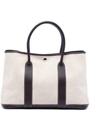 Hermès Pre-Owned 2003 Toile and Negonda Garden Party 36 tote bag - Brown