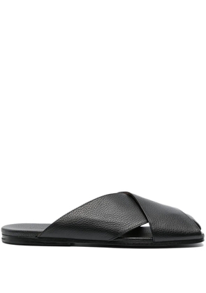 Marsèll Spatola leather mules - Black