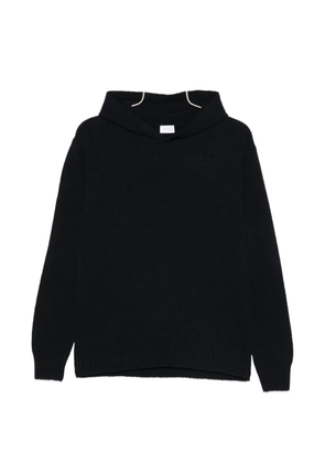 04651 / A TRIP IN A BAG knitted hoodie - Blue