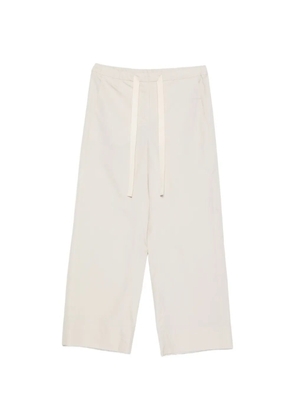 'S Max Mara drawstring-fastening cropped trousers - Neutrals