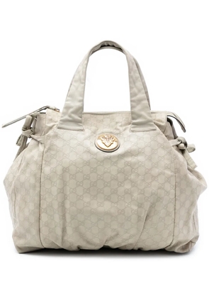 Gucci Pre-Owned 2016-2026 Large Guccissima Hysteria tote bag - White