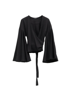 Jacquemus tie-fastening blouse - Black